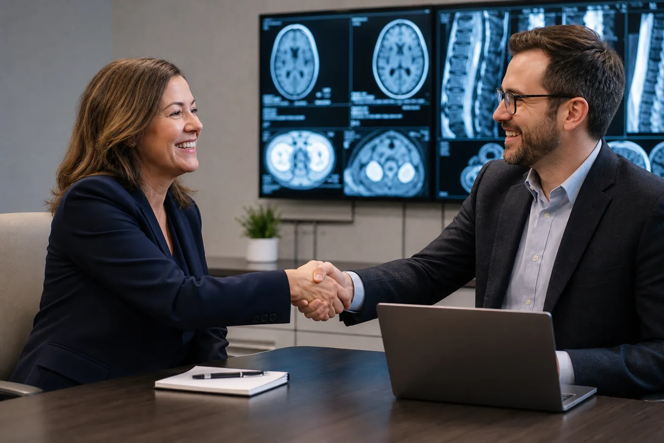 Discovery call for radiology workflow onboarding with RadAssistPro